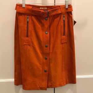 NWT Michael Michael Kors Suede Skirt